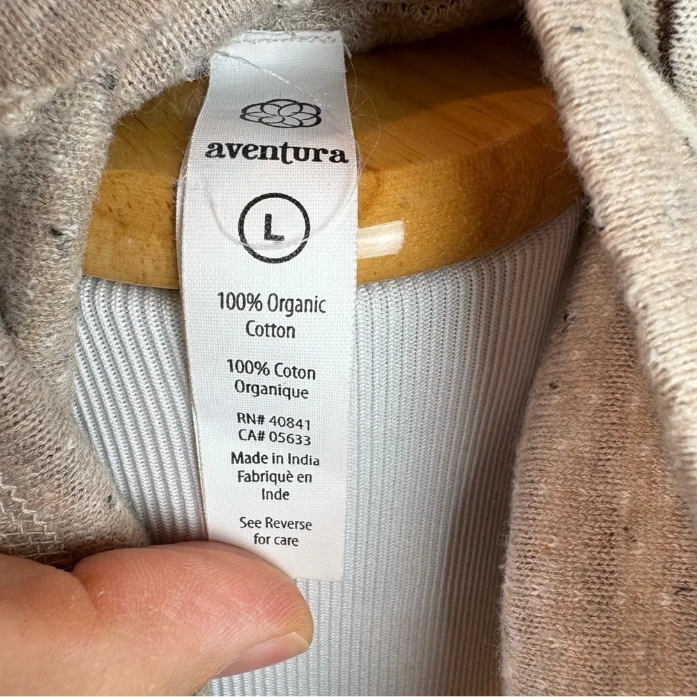 Aventura Striped Cowl Neck Sweater Wmn’s Sz L
